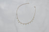 Collar completo cadena con estrellas y lunas color oro