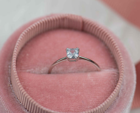 Anillo en plata 925 con Circonita AAA lateral