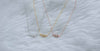Collar con cadena y pendiente de ojo con ópalo sintético en plata 925, Collar con cadena y pendiente de ojo con ópalo sintético con baño de oro 18k, Collar con cadena y pendiente de ojo con ópalo sintético con baño de oro rosa 18k
