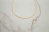 Collar de cadena con baño de oro 18k