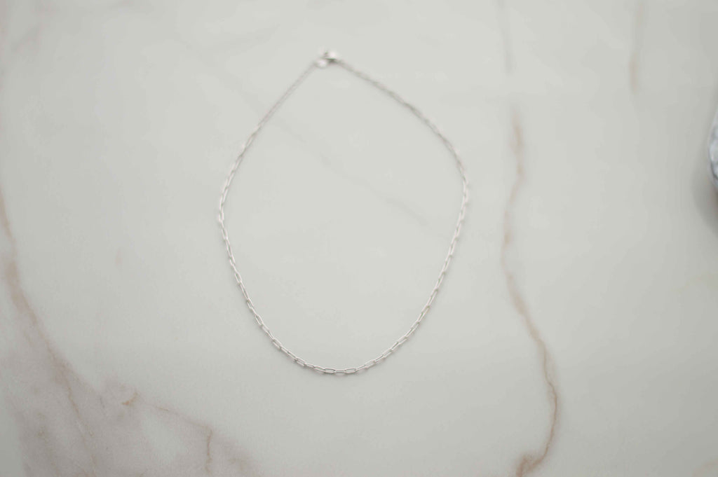 Collar de cadena en plata 925