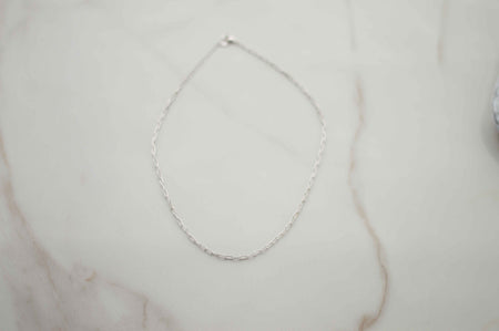 Collar de cadena en plata 925